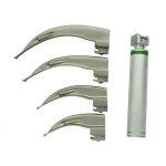 Rigid Curved Fiber Optic Laryngoscope